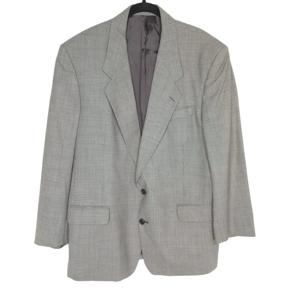 YVES SAINT LAURENT Men’s Sport Coat Size‎ 42 FRANCE MADE PURE NEW WOOL 2 Button